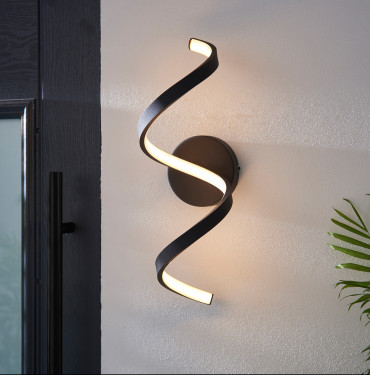 Astral Outdoor Wall Light Black